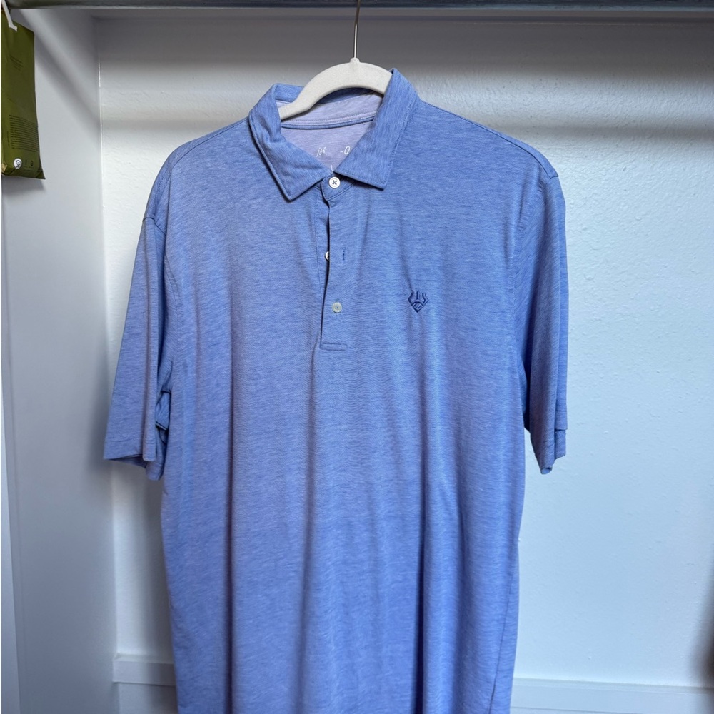Washington and Lee Trident - Johnnie O - Men's Blue Polo Shirt